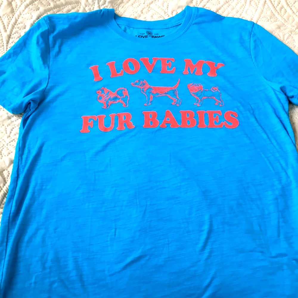I Love My Fur Babies t-shirt, Ladies S